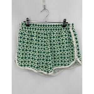 Tory Sport by Tory Burch Lined Shorts Green/Blue Abstract Floral Medium